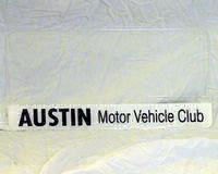 Austin Motor Vehicle Club number plate cover