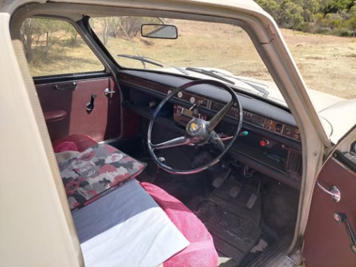 interior of Austin 1800 ute for sale